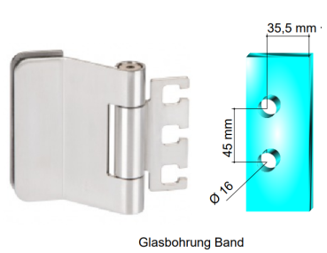 Glastürbänder Objekt GTB 80
